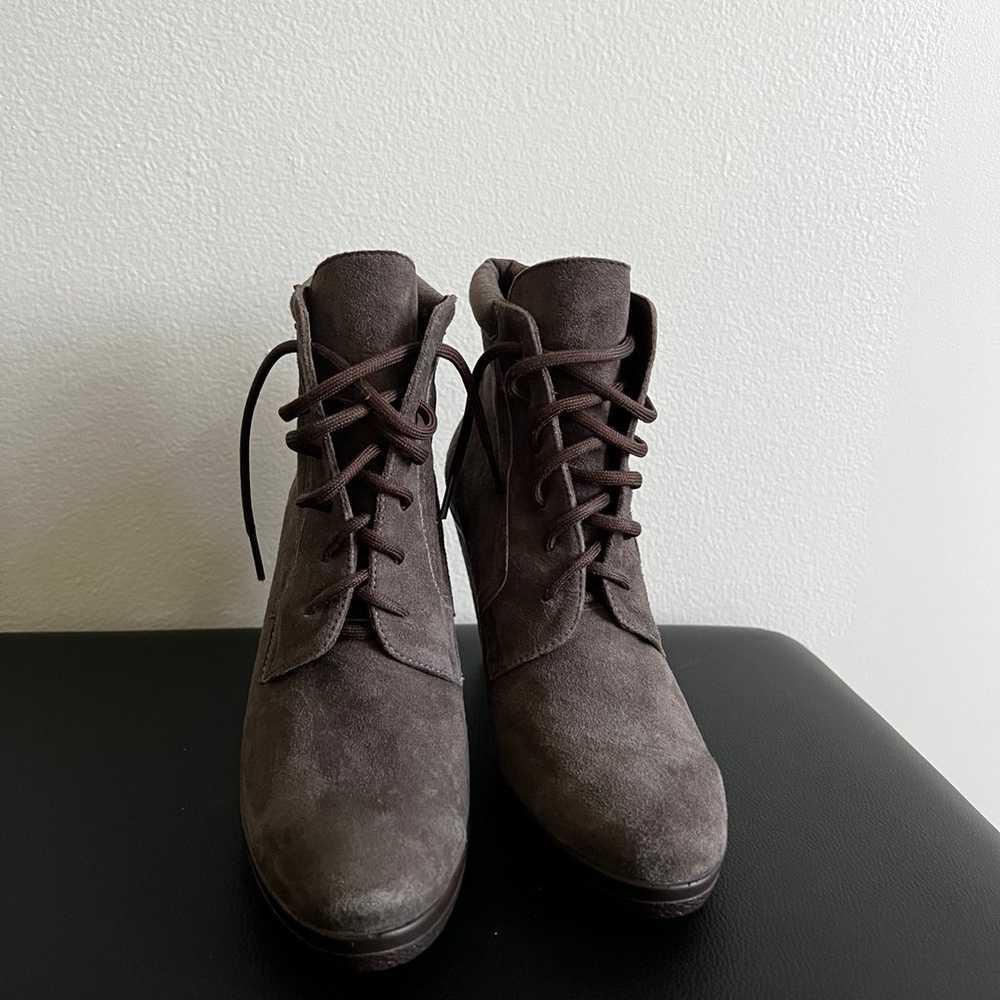 Boucherel grey suede heel boots - image 1