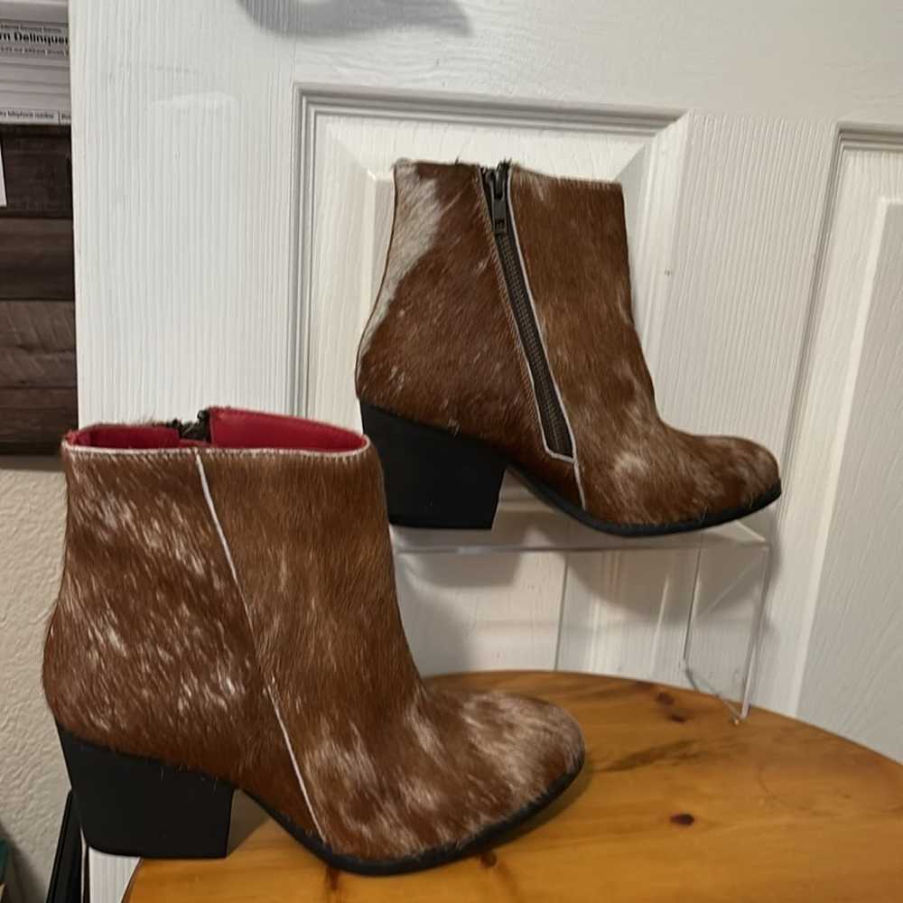 Alcalas Cowhide Booties - image 3