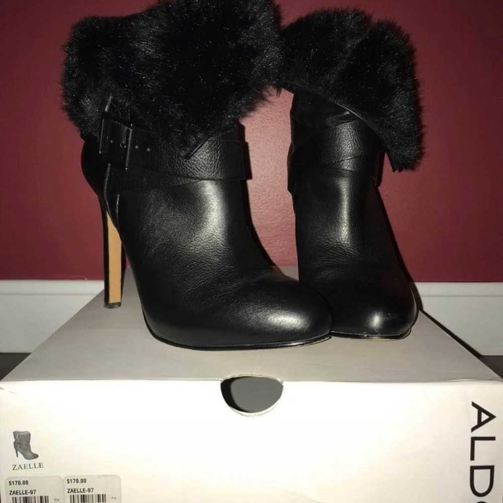 Aldo Stiletto boots with the fur - image 2