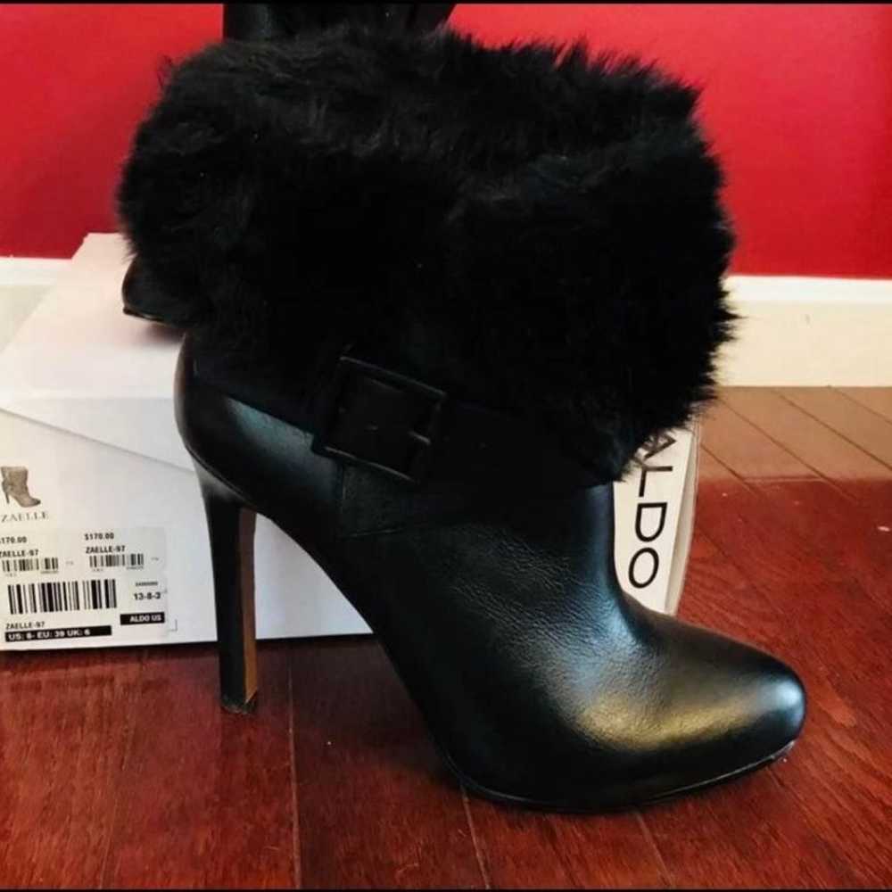 Aldo Stiletto boots with the fur - image 3