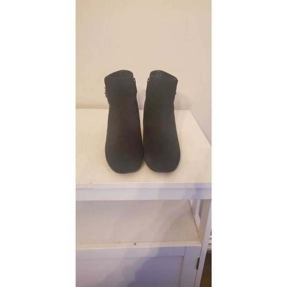 AQUATALIA Farin Black Suede Ankle Boots Size 9.5 - image 5