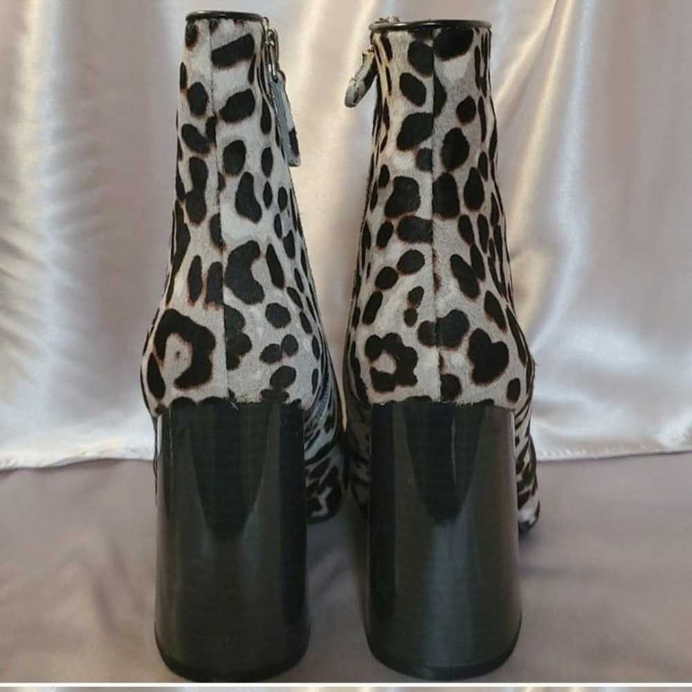 Nine West Jilene Gray Animal Print Calfhair Leath… - image 4