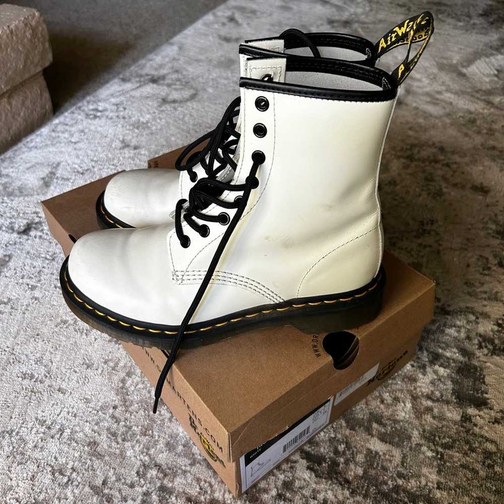 white doc martens - image 1