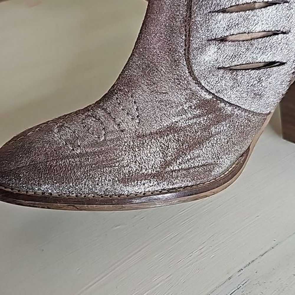 Ariat Unbridled 8 Silver Adriana Stacked heel Sil… - image 6