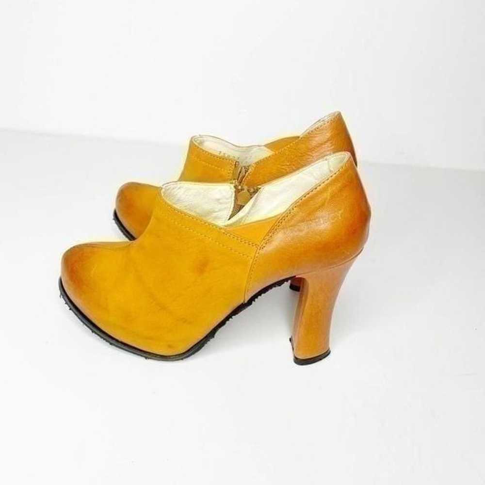 Prophecy Our Secret ankle bootie orange leather h… - image 3