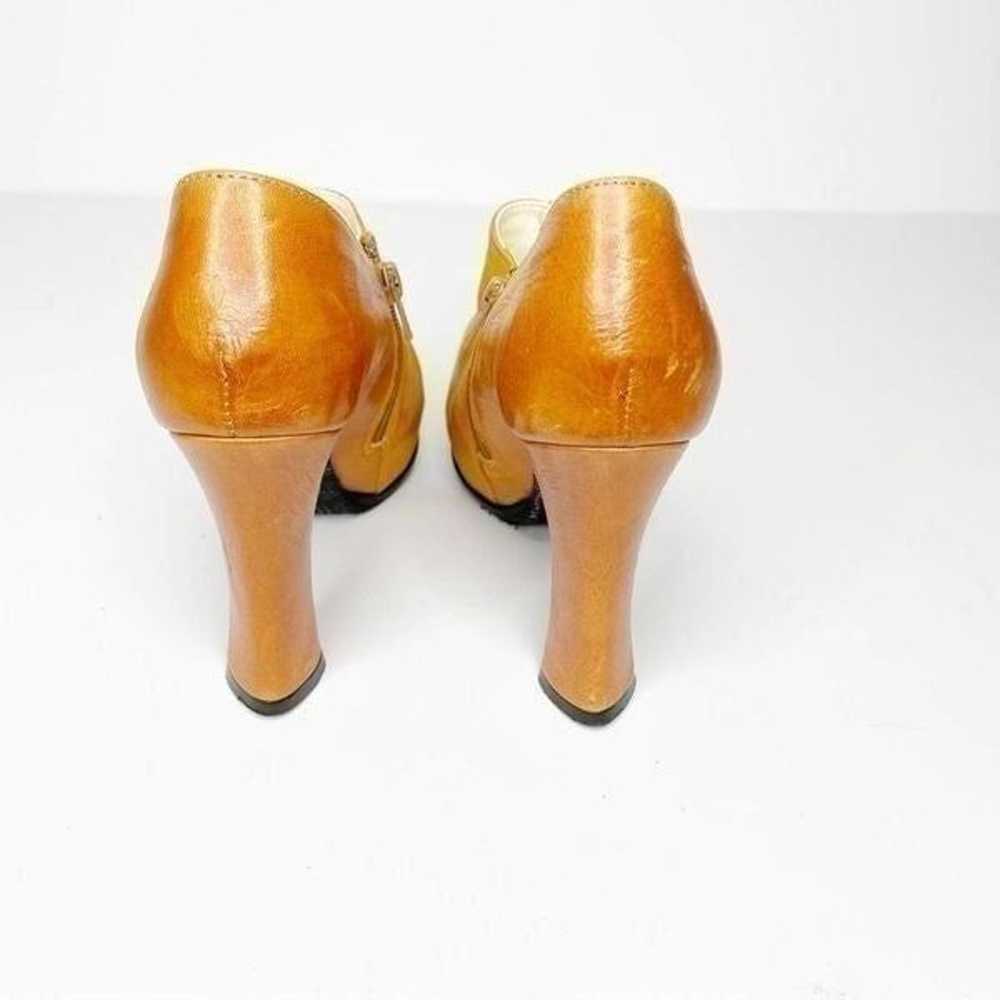 Prophecy Our Secret ankle bootie orange leather h… - image 5