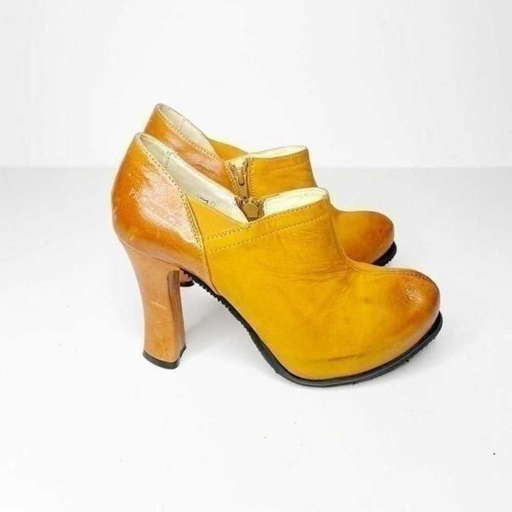 Prophecy Our Secret ankle bootie orange leather h… - image 6