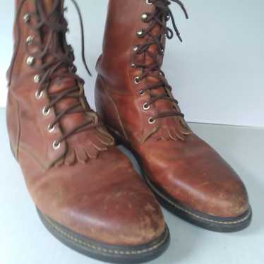 Justin Women's Rooper Boots Brown Leather Size 10… - image 1