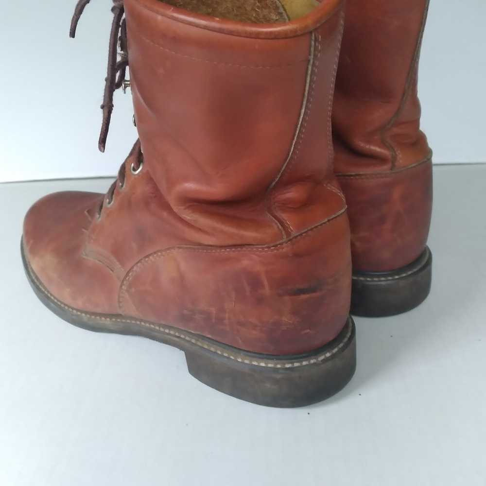 Justin Women's Rooper Boots Brown Leather Size 10… - image 4