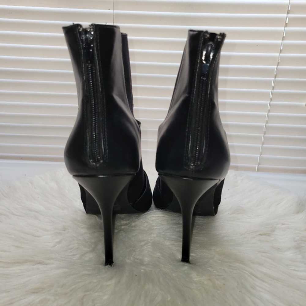 Shoedazzle Katrice Cut Out Bootie Ankle Boot heel… - image 8