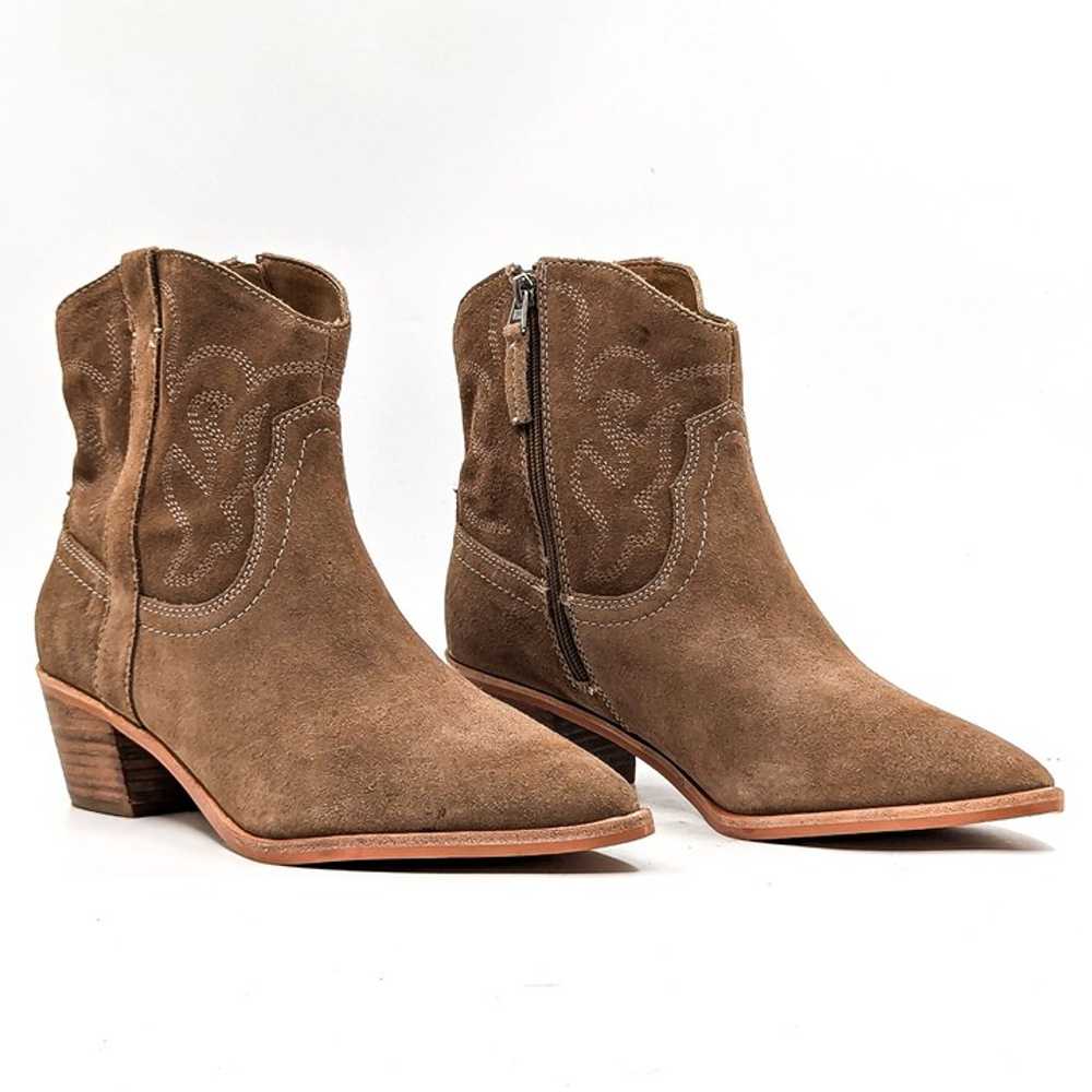 Dolce Vita Women Solow Truffle Suede Cowgirl Leat… - image 1