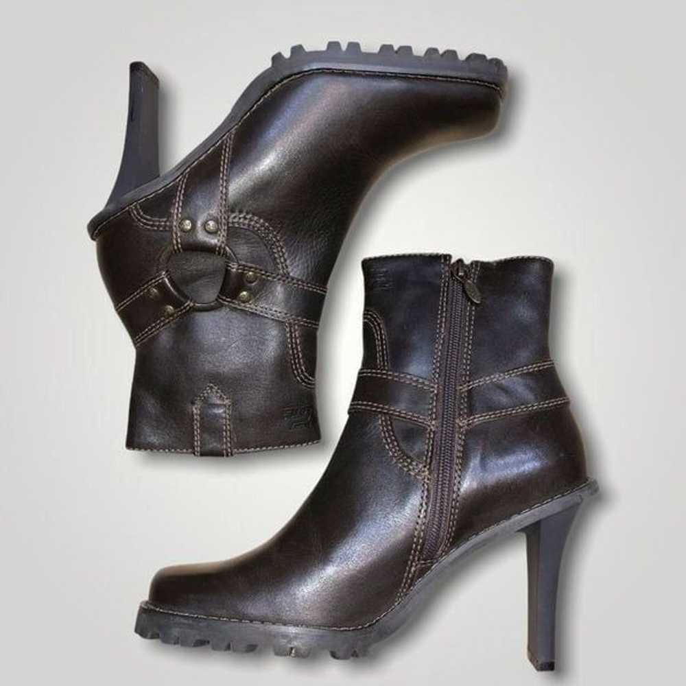 NWOT Harley Davison Leather Heel Boots 5 - image 3