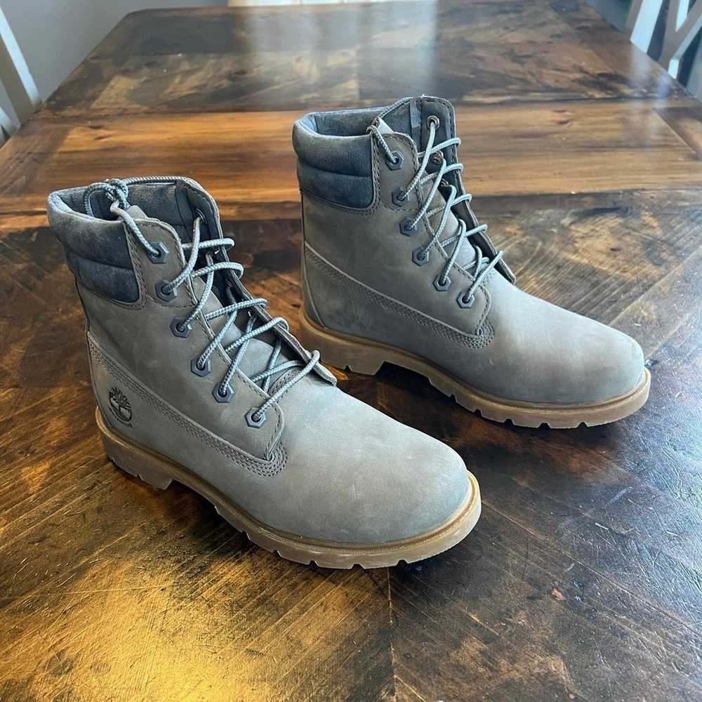 Timberland Linden Woods 6” Premium Grey Nubuck Wa… - image 1