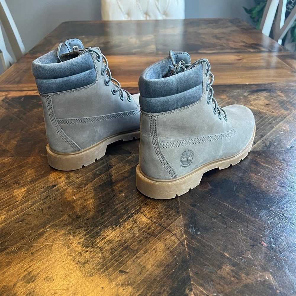 Timberland Linden Woods 6” Premium Grey Nubuck Wa… - image 7