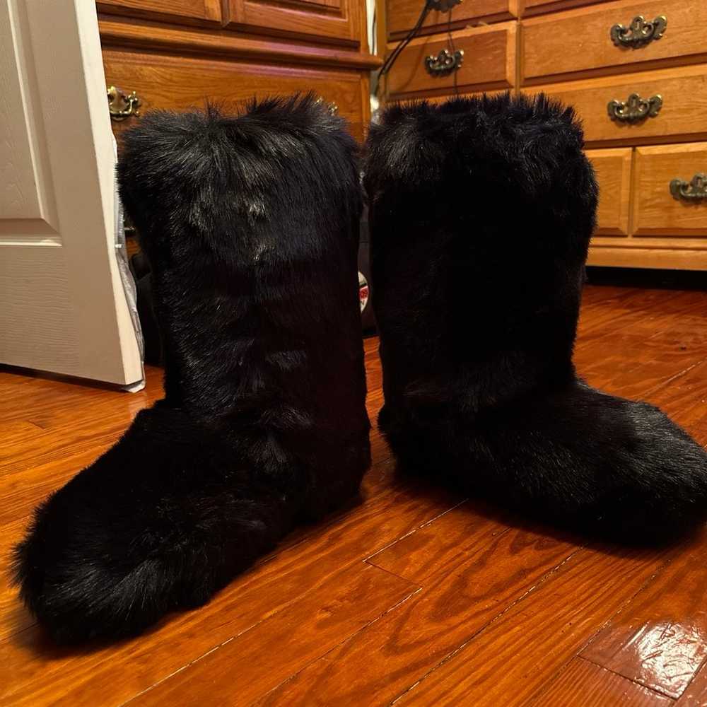 Faux Fur Boots for Women - image 3