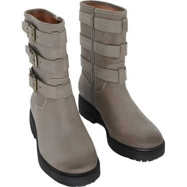 Lucky Brand Cheviss Silver Cloud Motorcycle Boots,