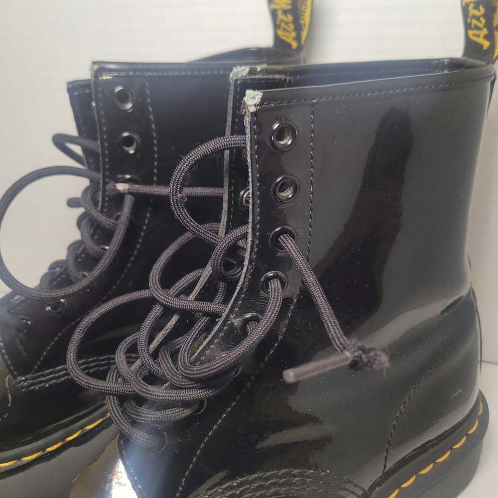 Dr. Martens 1460 Patent Leather Lace Up Size 8 - image 2