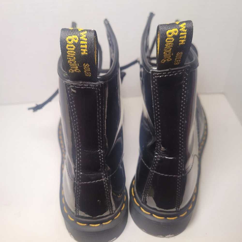 Dr. Martens 1460 Patent Leather Lace Up Size 8 - image 3