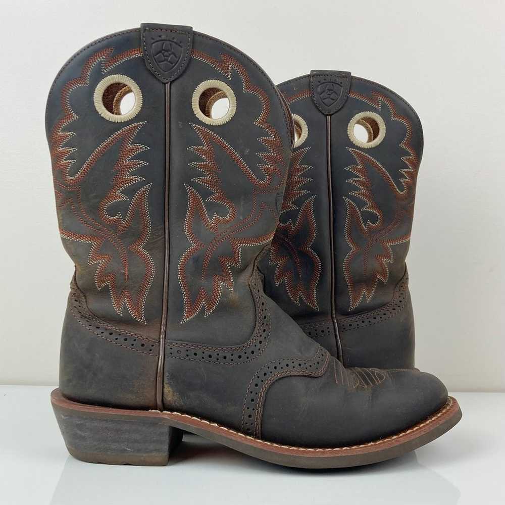 Ariat Women’s Heritage Roughstock Brown Leather W… - image 2