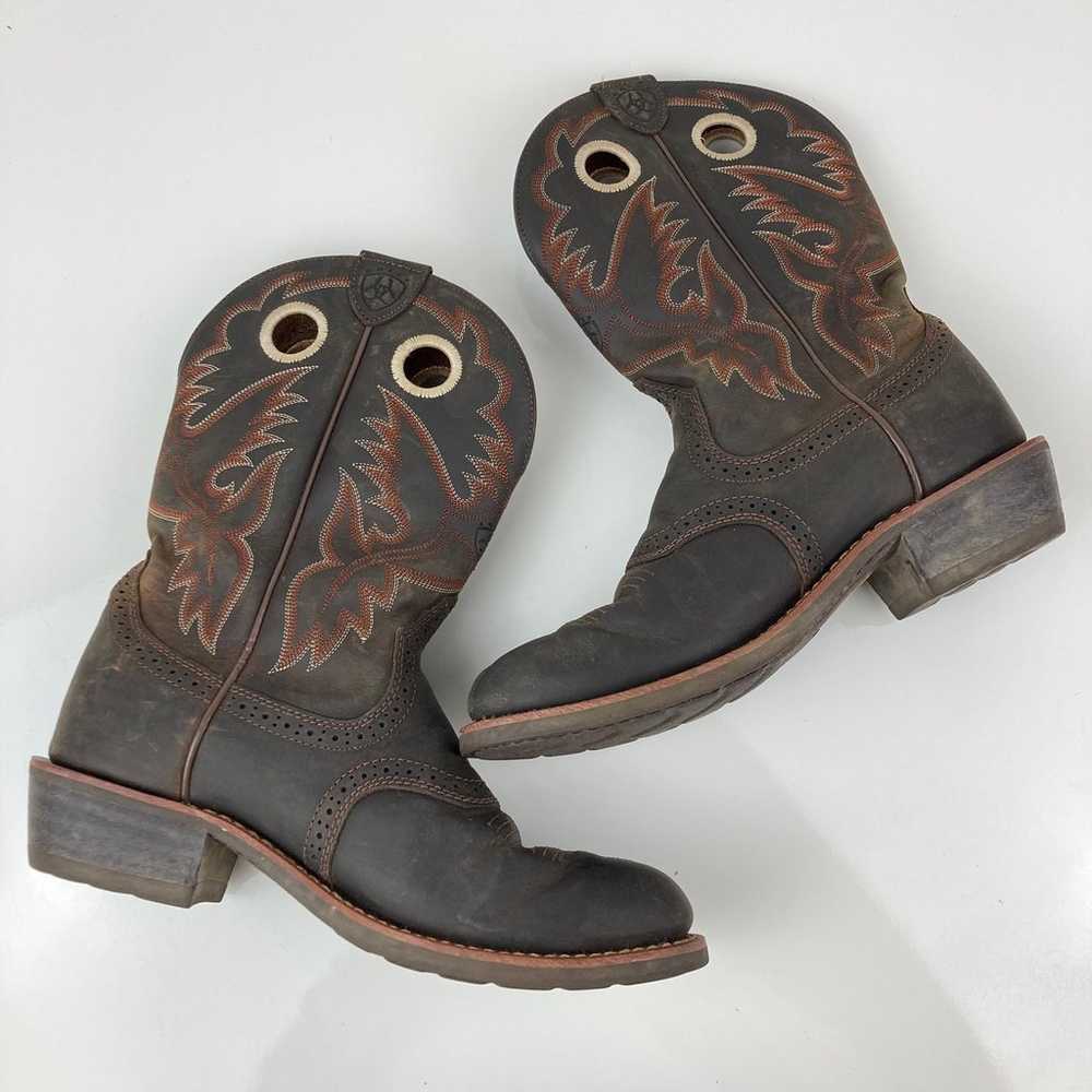 Ariat Women’s Heritage Roughstock Brown Leather W… - image 6