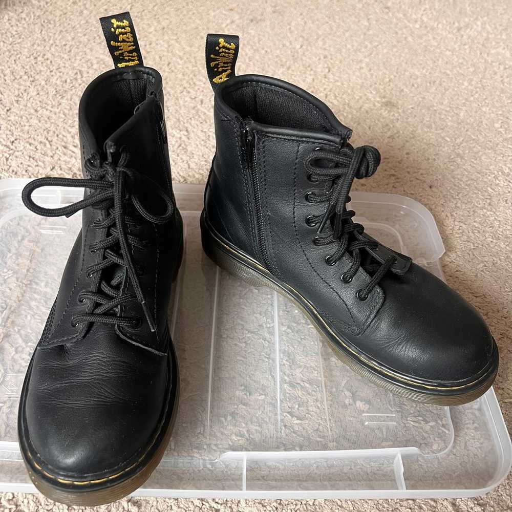 Dr. Martens 1460 J Black Boots Size 36 EU - image 1