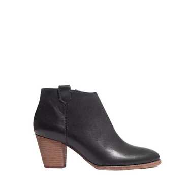 Madewell The Billie Black Leather Ankle Boots