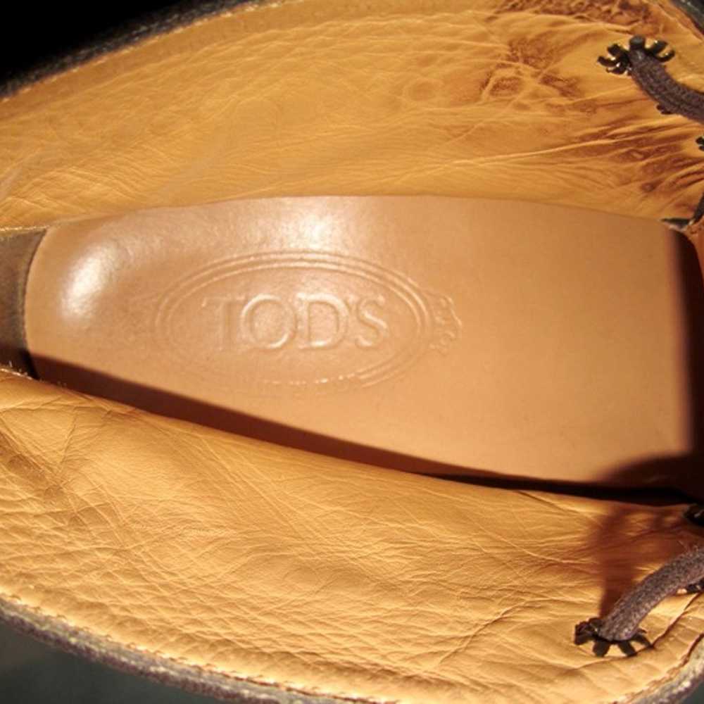 TODS Chukka Boots Shoes Brown Suede Women's 7 - image 12