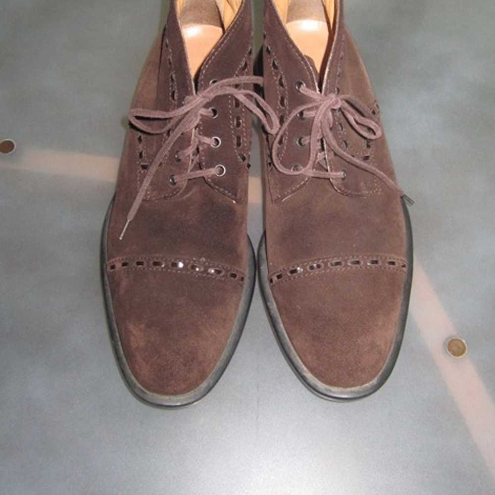 TODS Chukka Boots Shoes Brown Suede Women's 7 - image 2