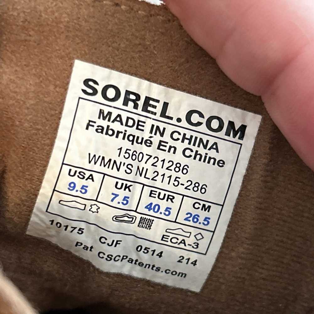 Sorel Women's 9.5 Toronto Wedge Ankle Boots Brown… - image 12