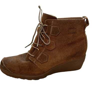 Sorel Women's 9.5 Toronto Wedge Ankle Boots Brown… - image 1