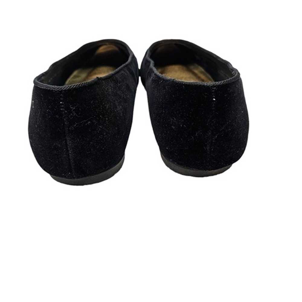 Vintage Mootsies Tootsies Black Velvet Flats Hall… - image 4