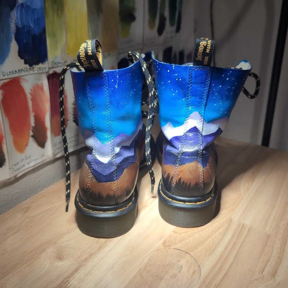 Dr martens custom hand painted boots size 8 - image 6