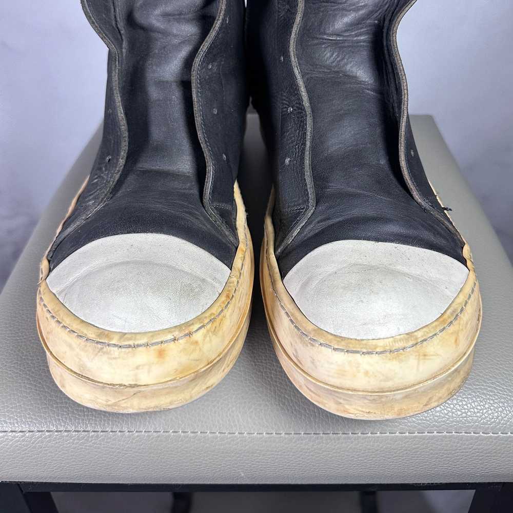 Rick Owens OG Tall Laceless Ramone - image 11