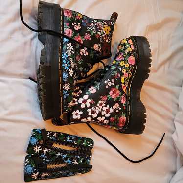 Dr Martens Sinclair Platform Floral Boots