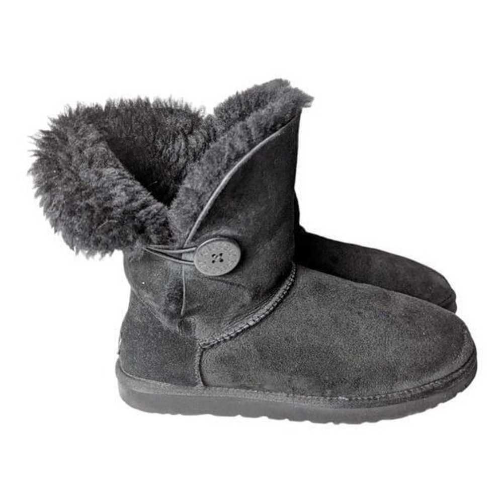 UGG Bailey Button 'Black' Winter Boot Size 9 - image 3