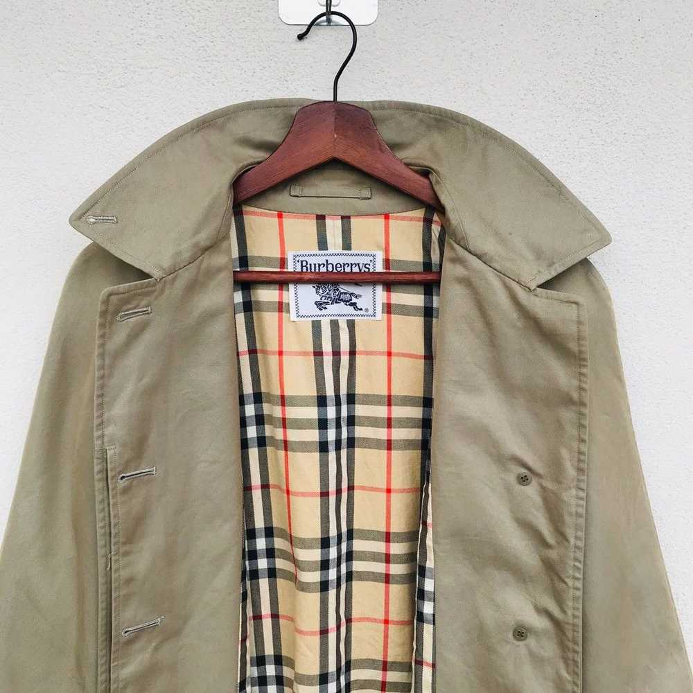 Burberry Vintage burberrys novacheck long jacket - image 7