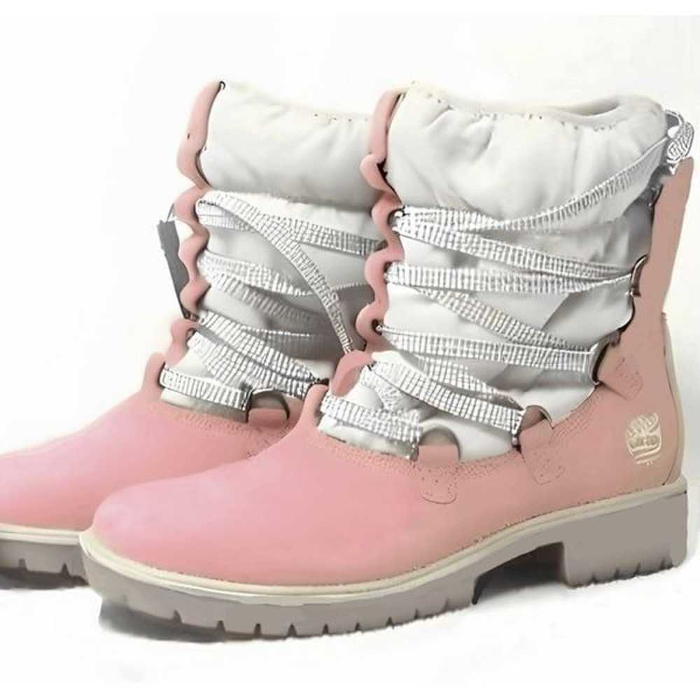 TIMBERLAND Puffy Boot 'Pink' Size 8M - image 1