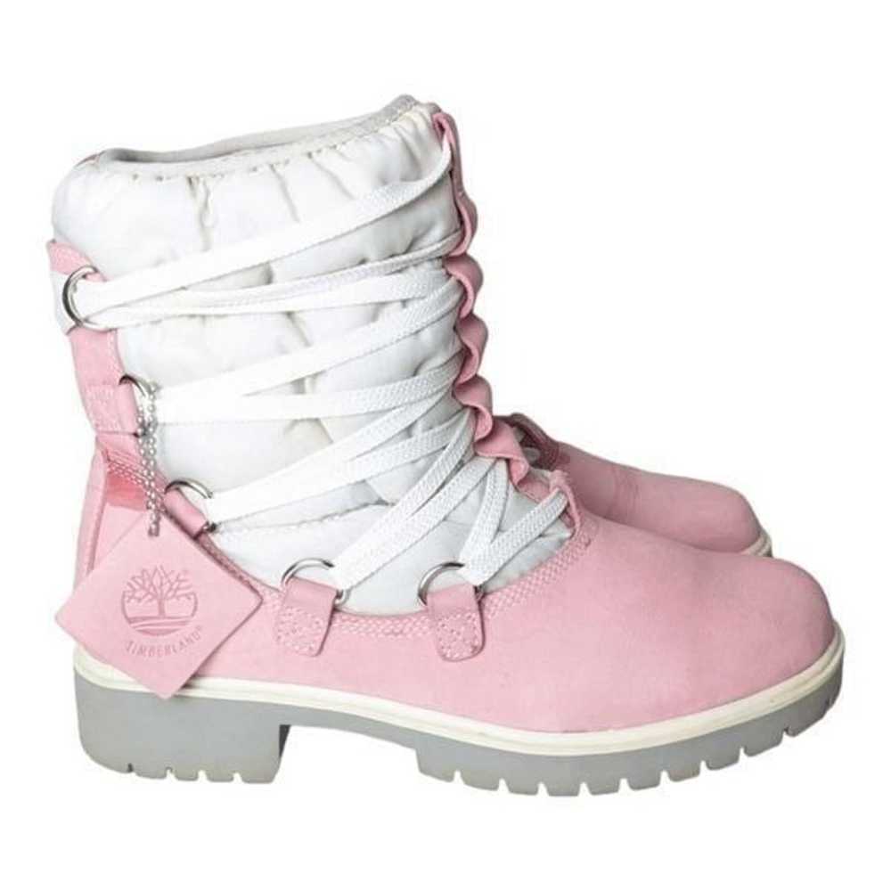 TIMBERLAND Puffy Boot 'Pink' Size 8M - image 3