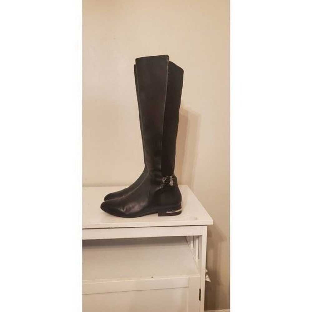 MICHAEL KORS Black Leather Over The Knee Boots Si… - image 2