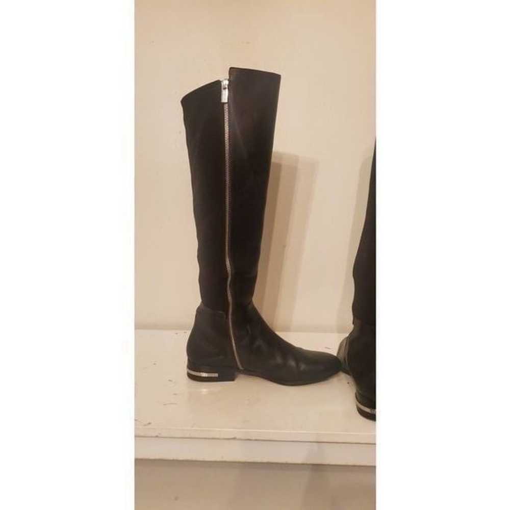 MICHAEL KORS Black Leather Over The Knee Boots Si… - image 8