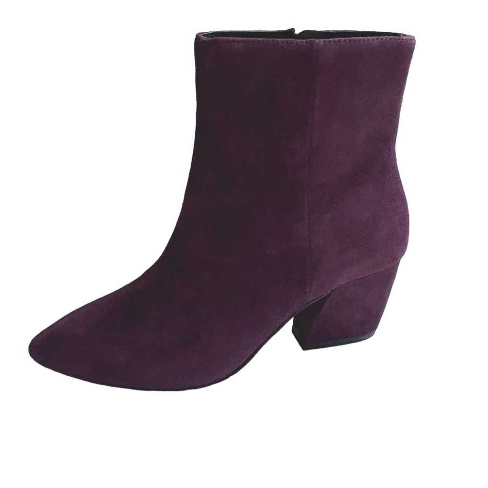 Botkier Women's Sasha Purple Suede Mid Heel Booti… - image 2