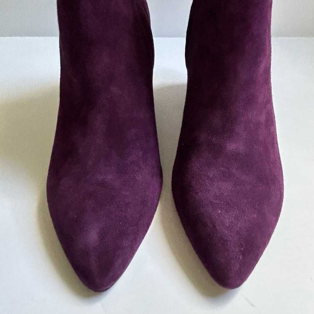 Botkier Women's Sasha Purple Suede Mid Heel Booti… - image 3