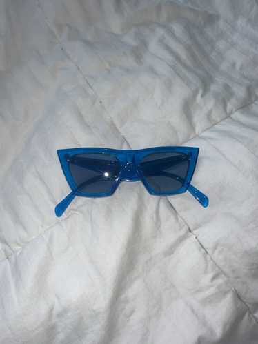 Celine Celine Blue ‘Edge’ Cat Eye Sunglasses