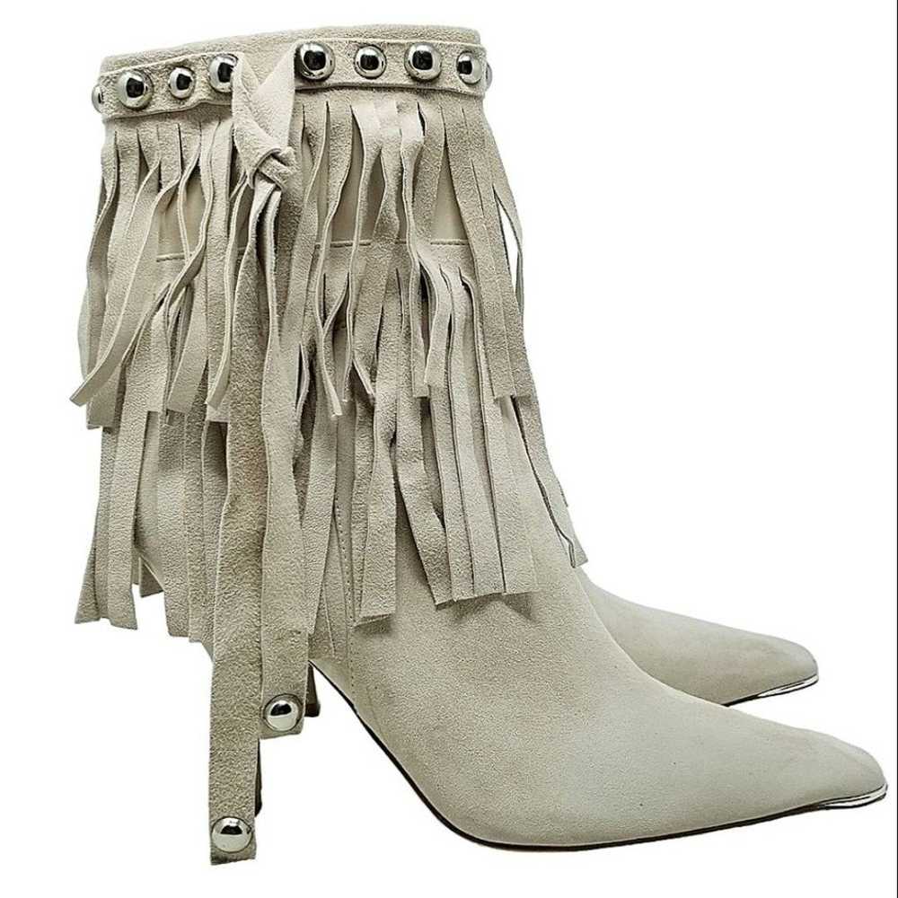 Jeffrey Campbell Suede Fringe Trotting bootie - image 2