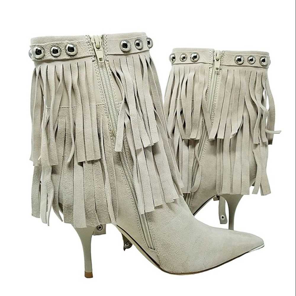 Jeffrey Campbell Suede Fringe Trotting bootie - image 5