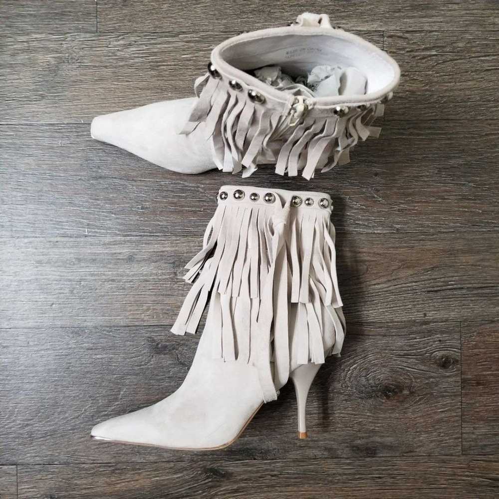 Jeffrey Campbell Suede Fringe Trotting bootie - image 9