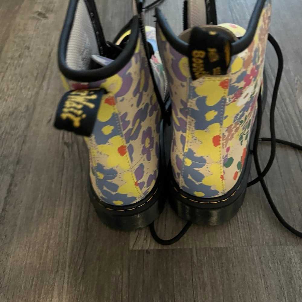 Dr. Martens floral boots sz7 - image 3