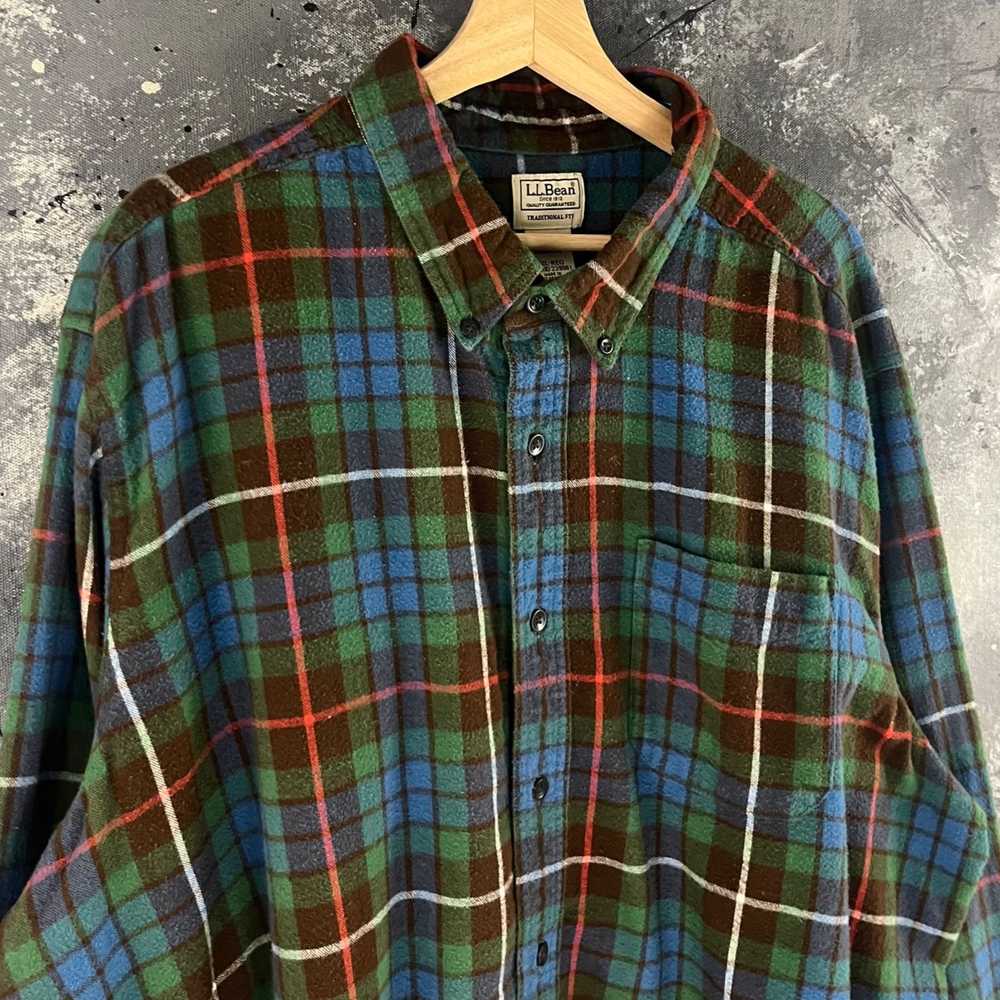 L.L. Bean × Vintage Vintage LL Bean plaid flannel - image 2