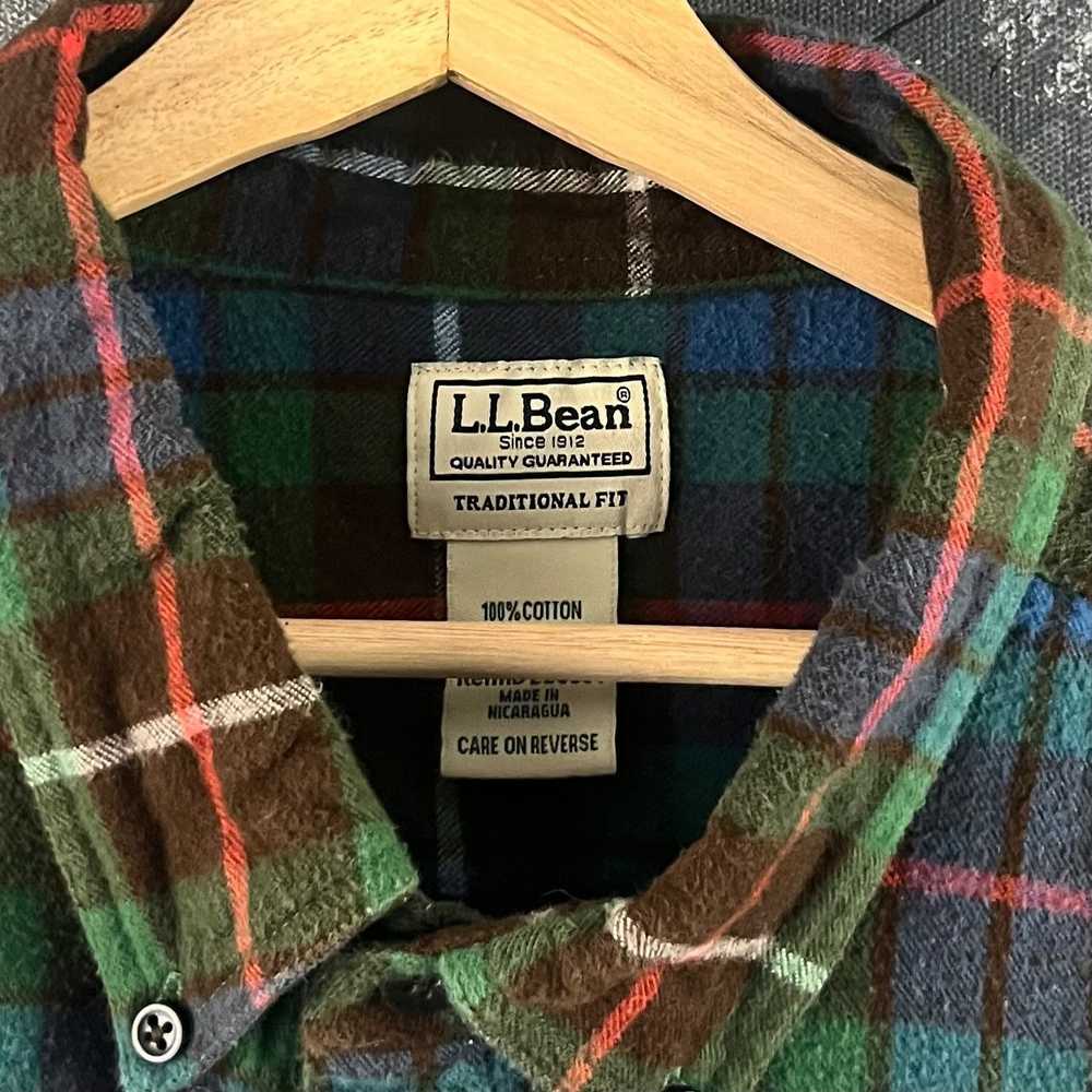 L.L. Bean × Vintage Vintage LL Bean plaid flannel - image 3