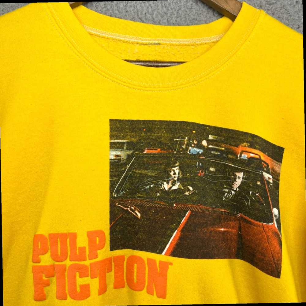 Vintage Yellow Crewneck Graphic Pullover Movie Ju… - image 4